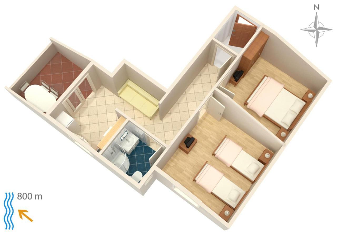 Apartments And Rooms With Parking Space Njivice, Krk - 5458 Eksteriør bilde